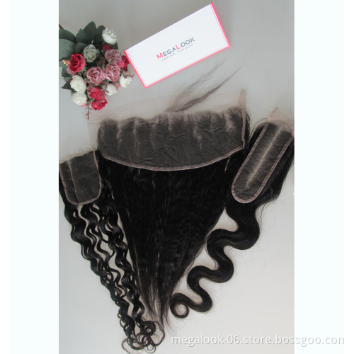 Megalook Discounts Tangle Free Shedding Free Virgin Hair Extension, Good quality Human Hair Weft